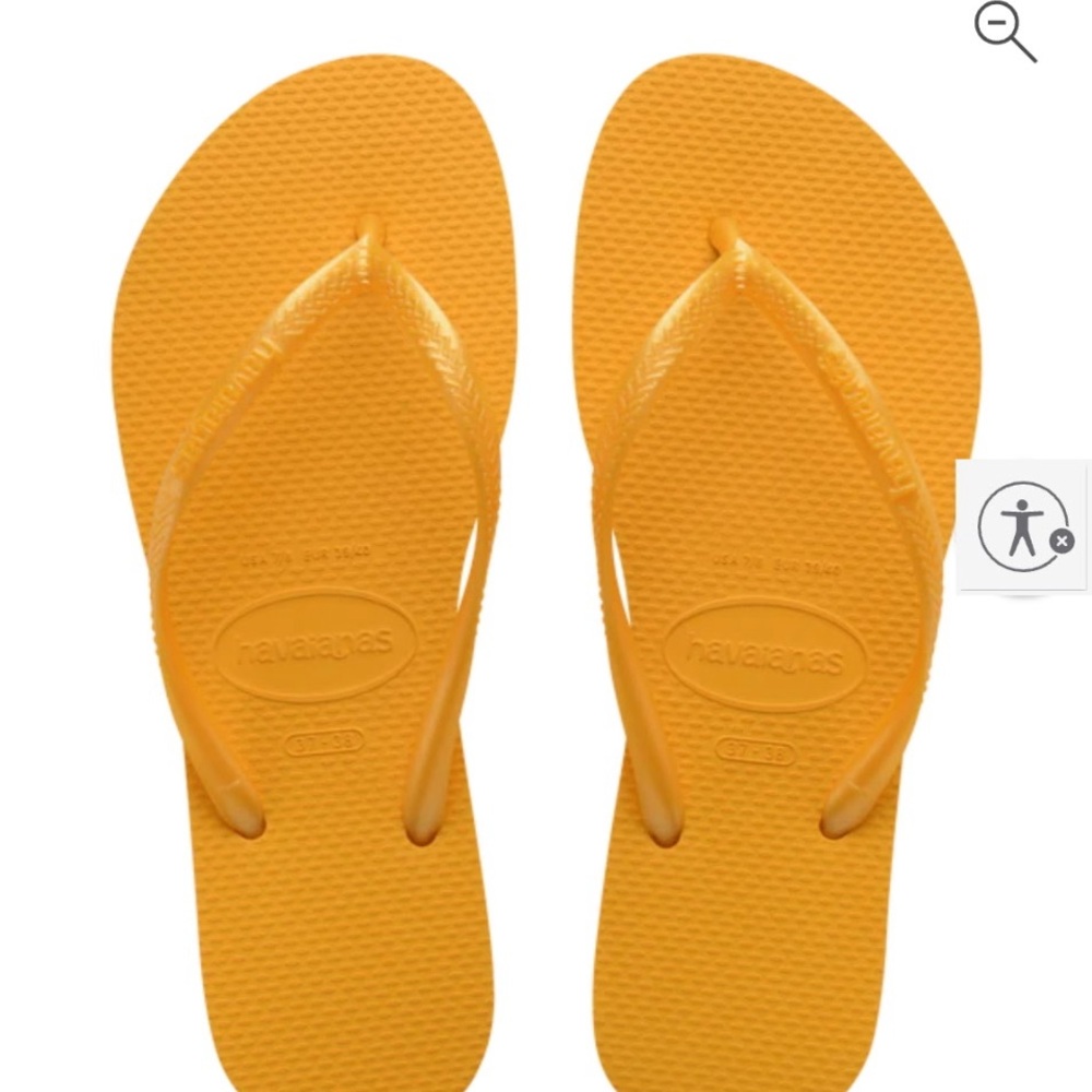 Havaianas Yellow Flip Flops